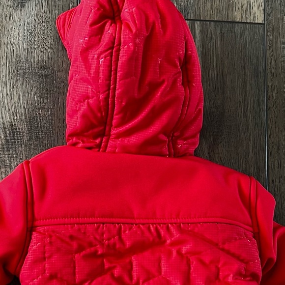 Ted Baker Baby Winter Jacket Red Hood Snow Coat size 
6-9 Months - Picture 9 of 9